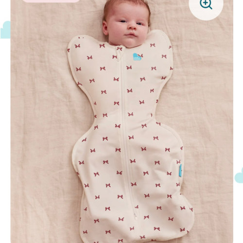Love to Dream | Swaddle Up™ 1.0 TOG Cotton Cream Bows