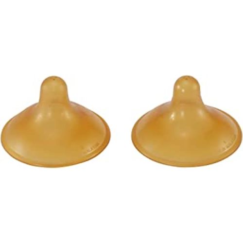 HEVEA Breastfeeding Nipple Shield Two-Pack - Made of 100% Natural Rubber, 24 mm Super Soft and Comfortable Nipple Shields for Breastfeeding Newborn