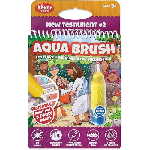 Water Reveal Coloring Scripture Book for Kids. (New Testament #2)