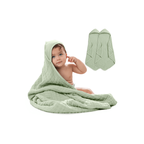 Baby Hooded Towels - Pack of 2