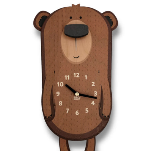 Linus the Bear Pendulum Clock