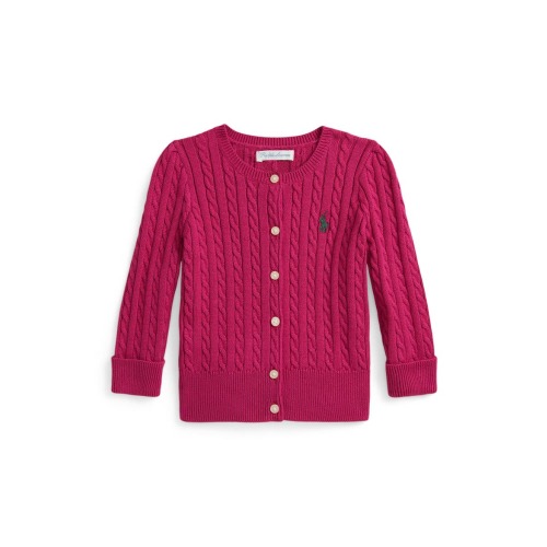 Cotton Mini Cable Cardigan