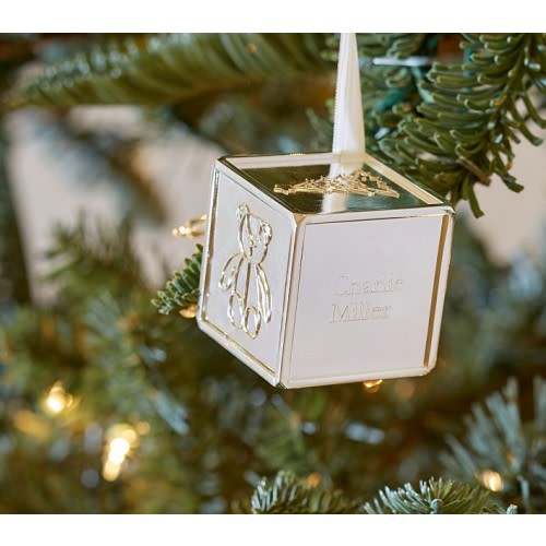 Baby's First Block Ornament