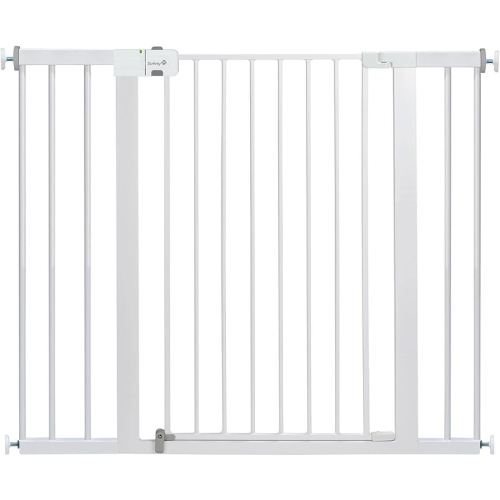 Safety 1st Extra Wide Baby Gate with Door: Premium Child Safety, Extra Tall Gate for Doorways, Dog Gates, Easy Installation, 36" Tall & Wide, Fits 29"-47"
