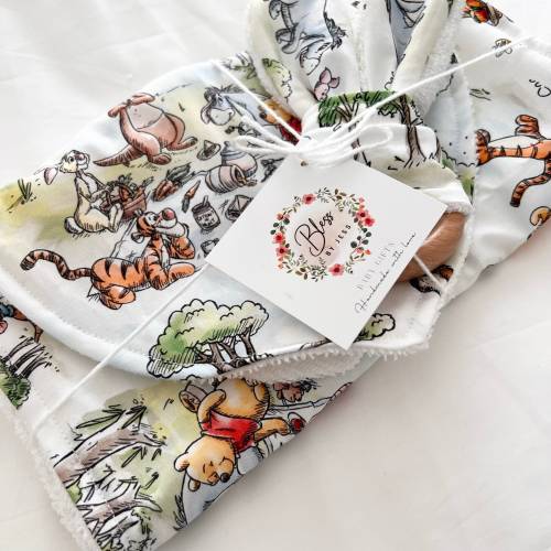 Winnie and Friends bib set