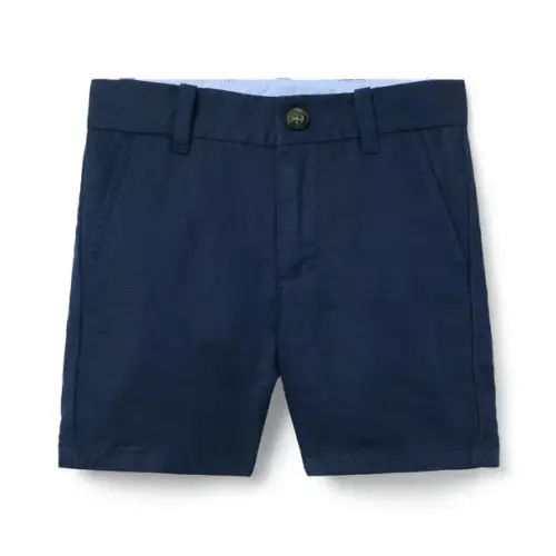Boy Merchant Marine Linen-Cotton Short by Janie and Jack