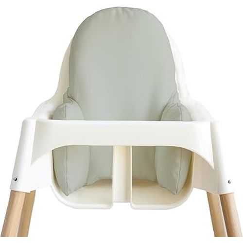 Yeah Baby Goods Wipeable IKEA Antilop Highchair Cushion Cover (sage) - Soft, Waterproof Baby High Chair Cover