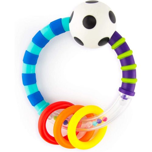 Sassy Ring Rattle | Developmental Baby Toy for Early Learning | High Contrast | For Ages Newborn and Up