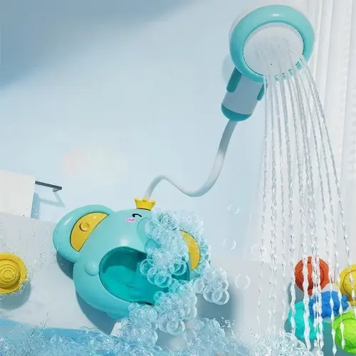 Electric Water Spray Elephant Design Bubble Shower Head Toys - TikTok Shop