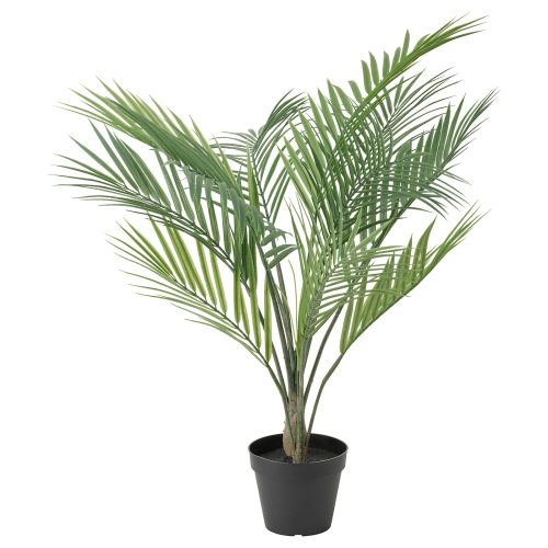 FEJKA Artificial potted plant - indoor/outdoor Areca palm 4 ¾ "