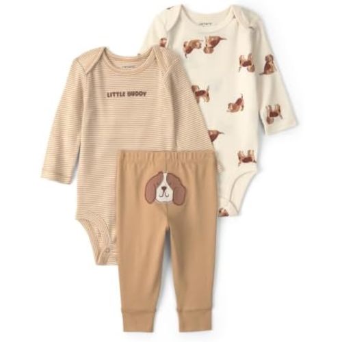 Carter's Baby Boys' 3-piece Bodysuit Pant Sets