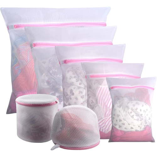 Camkey Mesh Laundry Wash Bag for Delicates, 7 Pack