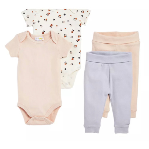 Girls' Bodysuits & Leggings 4-Piece Set, Baby - Exclusive