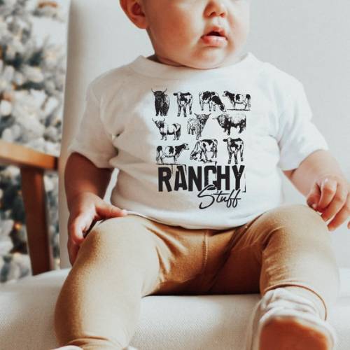 Ranchy Stuff Western Shirt Cute Boy Tee Funny Boys Shirt
