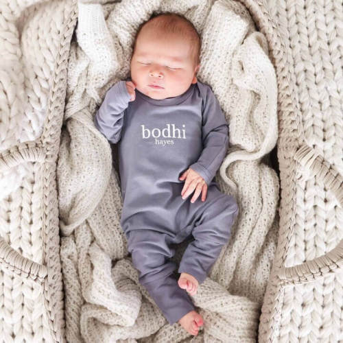 Personalized Full Length Snap Rompers