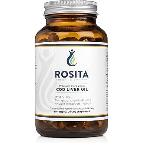 Rosita Extra Virgin Cod Liver Oil Softgels