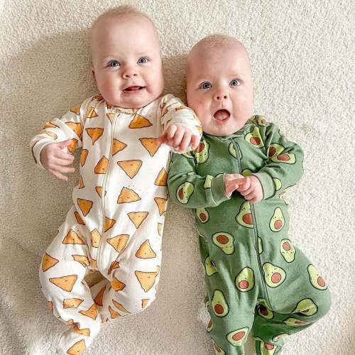 2-Pack Baby Neutral Comfy Stretch Avocado Sleep &#39;N Plays