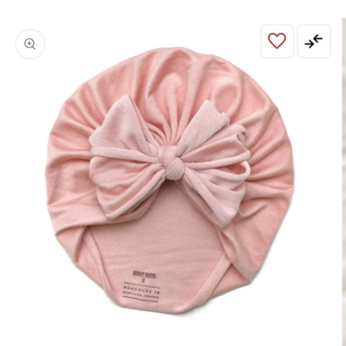 Bells | Baby Pink | French Terry Headwrap