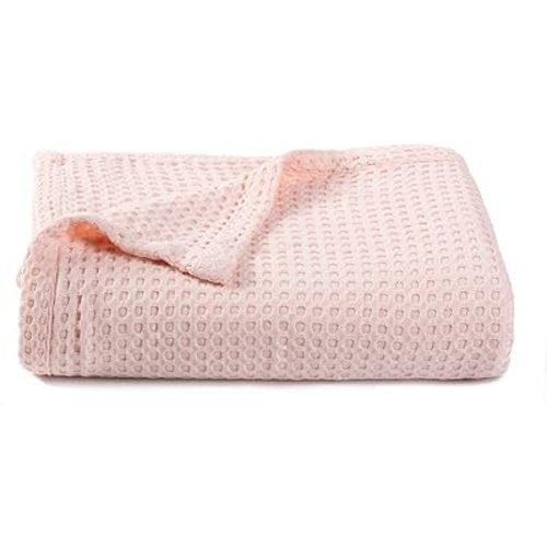 36” X 40” Inches Cooling Baby Waffle Weave Blanket, Ultra-Soft Lightweight Receiving Blanket for Newborn, Breathable Comfortable Baby Swaddle Blanket for Boys and Girls(Lemonade)