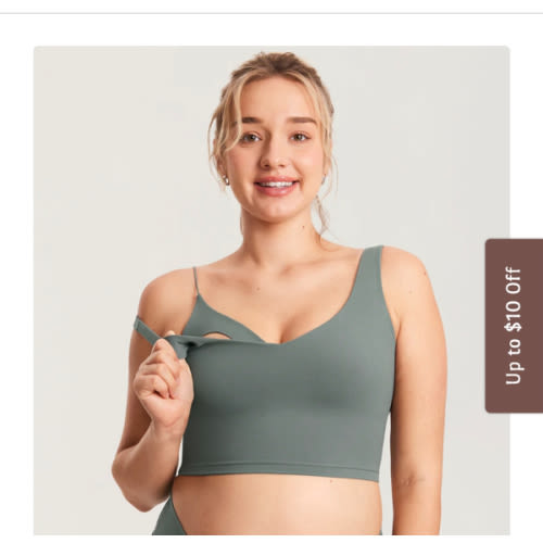 Natrelax® Nursing Crop Tank Top