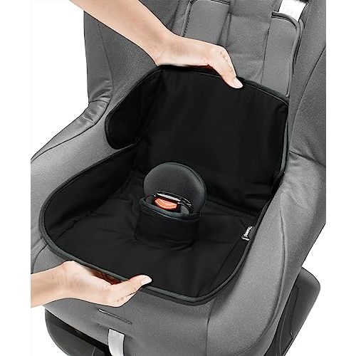 Car Seat Protector for Potty Training | Travel potty Cover from Spillages, Nappy Leaks & Toilet training| Piddle Pad fits all carseat & buggy, age: 6m-4 years old |Keeps seat Clean & dry! Black