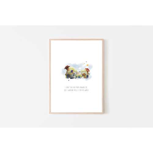 Toy Growing Up Quote Kids Wall Art