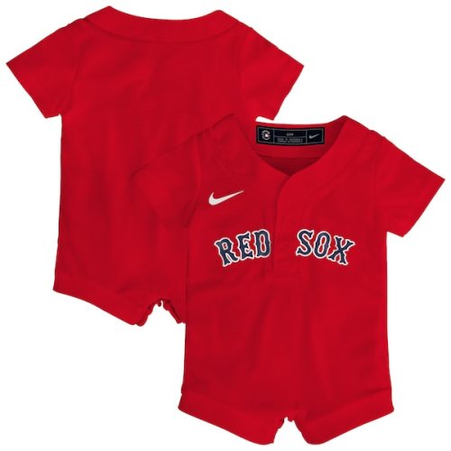 Infant Boston Red Sox Nike Red Alternate Replica Romper Jersey