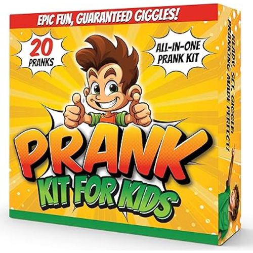 BLOONSY Prank Kit | 20 Ultimate Practical Jokes & Pranks for Kids | Prank Toys Pack Set Box for Gifts