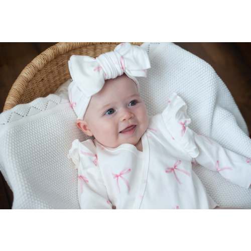 Oversize Bow Headband | Pink Bows