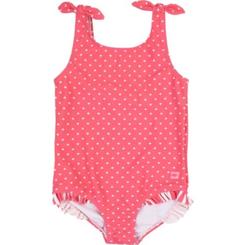 Baby Girls UPF50+ Tie Shoulder One Piece, 6-12M