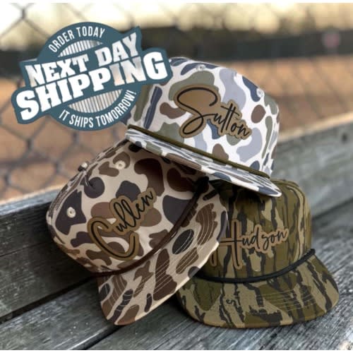 Personalized Snapback Hat | Kids - Adult , CAMO HAT - Style CX