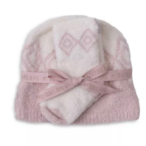 Unisex CozyChic Lite® Baby Fair Isle Beanie and Sock Set