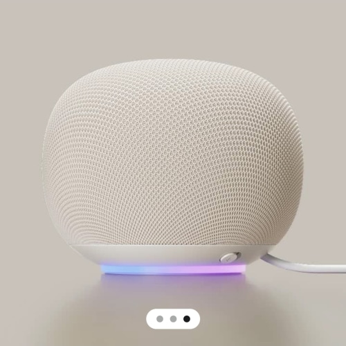 The Google Home Speaker, with Gemini