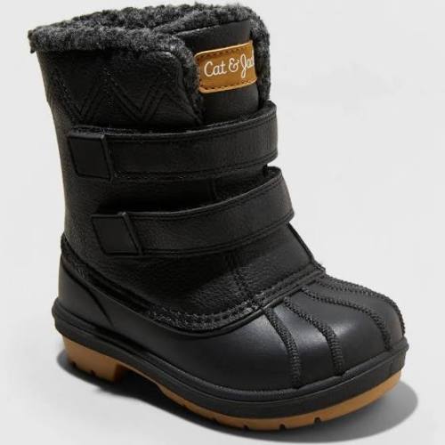 Toddler Denver Winter Boots - Cat & Jack Black | Google Shopping
