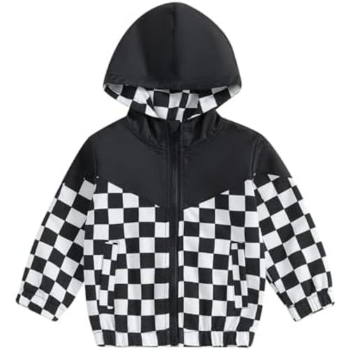 MERSARIPHY Toddler Boy Hoodies Baby Boy Jacket Lightweight Pocket Zip Up Hooded Jackets Baby Fall Winter Outwear