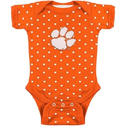 Two Feet Ahead Hearts Baby Bodysuit Creeper Baby Girl Clothes Newborn Infants Sizes 0-3M 6M 12M