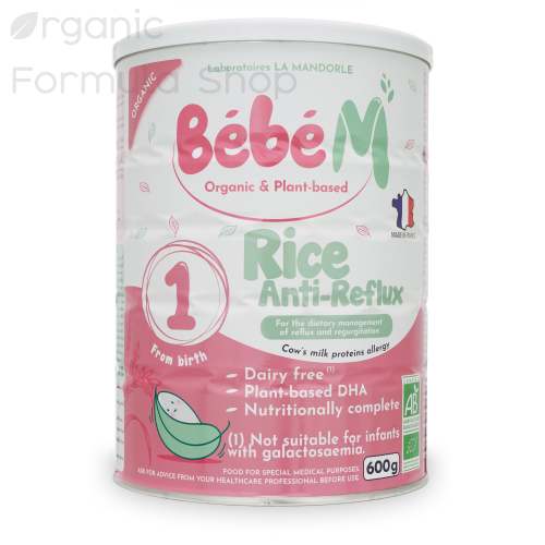 Bébé M Organic Rice Anti-Reflux (AR) - Stage 1