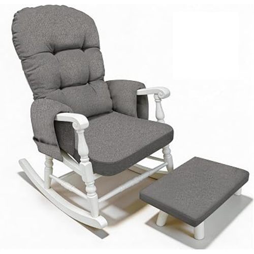 Glider Rocker Replacement Cushion Set with Storage Pockets