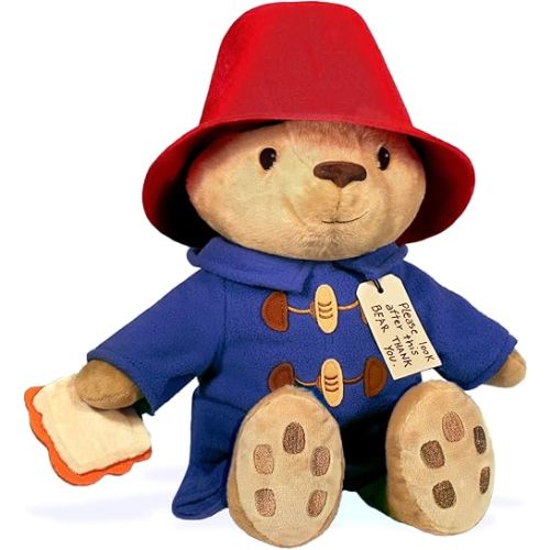 YOTTOY Paddington Bear Collection/Classic Seated Paddington Bear Soft Stuffed Plush Toy- 12" H