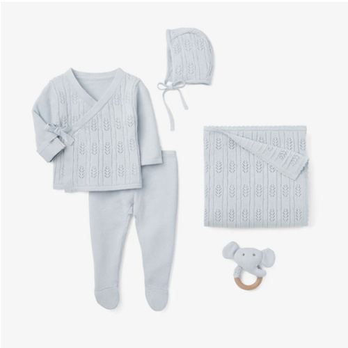 Cloud Blue Baby Layette Set w. box