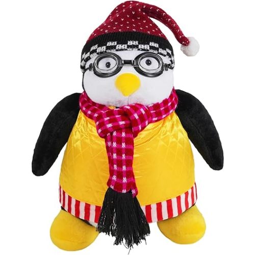 TV Penguin Stuffed Plush, 15" Penguin Rachel TV Plush Joey's Friend, Cute, Toy, for Christmas, Birthday Gift