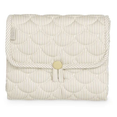 Stripes Camel travel changing mat