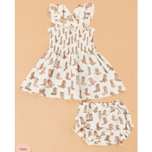 Future Cowgirl Smocked Tank & Bloomer