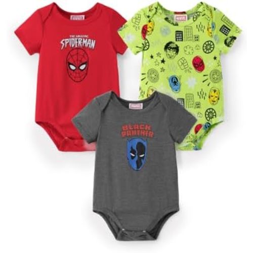 Disney Baby Viscose Made from Bamboo 3-Pack Bodysuits Set Newborn to Infant