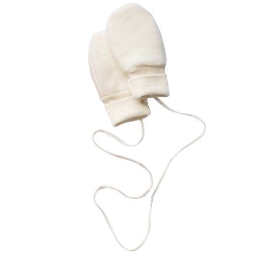 Mittens Wool Fleece - Natural