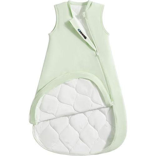 2.5 Tog Baby Sleep Sack 6-12 Months, Supersoft Quilted Cotton Thermostatic Toddler Sleeping Sack for Babies Infant, 2-Way Zipper Warm Comfy Baby Wearable Blanket