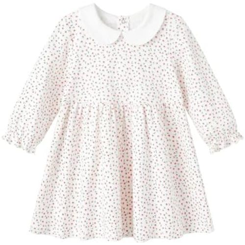 pureborn Baby Toddler Girl Dress Short and Long Sleeve Cotton Playwear Dresses 0-6T