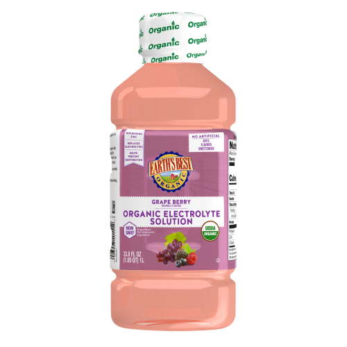 Earth's Best Organic Electrolyte Solution, Grape Berry, 1 Liter