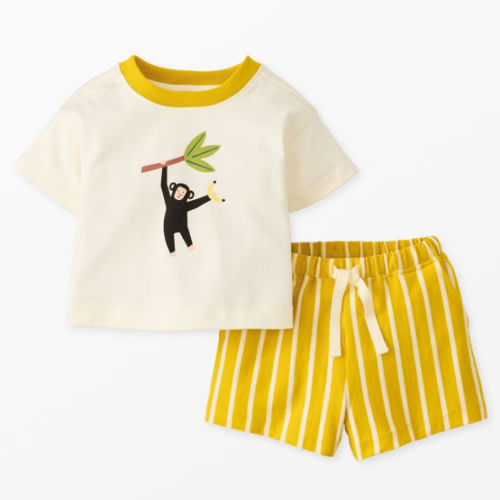 Baby Relaxed Fit Graphic T-Shirt & Shorts Set | Hanna Andersson