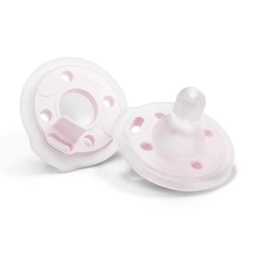 babypace breast-like pacifier 2-set - seashell | mōmi